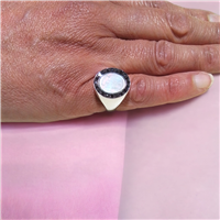 Ring Marcello Pane Woman 2022 in Silver Diamante Black ANMON135 - ANMON135